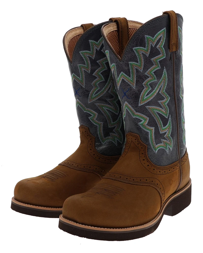 1717 BARN BURNER Damen Braun Westernreitstiefel