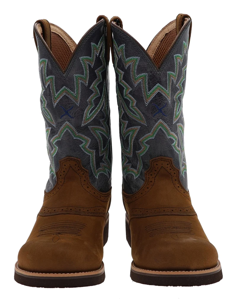 1717 BARN BURNER Damen Braun Westernreitstiefel
