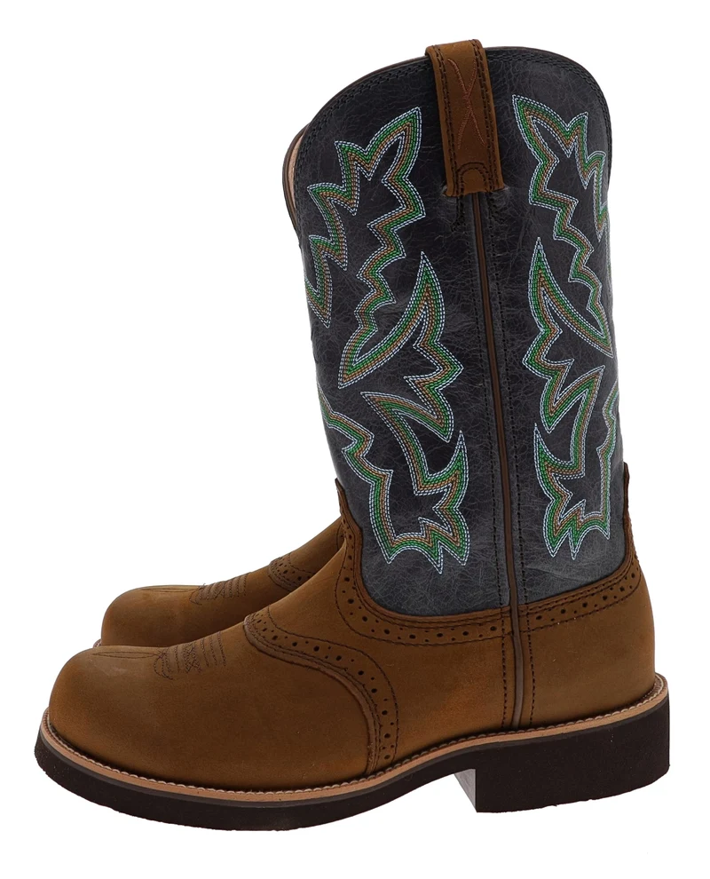 1717 BARN BURNER Damen Braun Westernreitstiefel