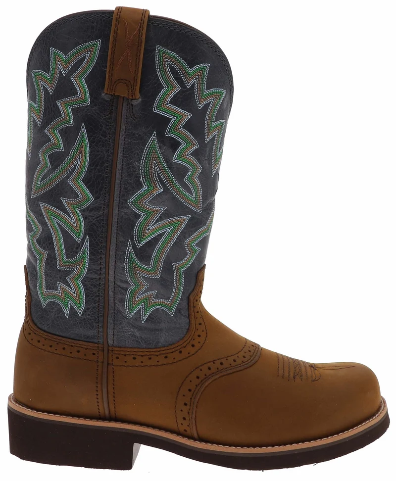 1717 BARN BURNER Damen Braun Westernreitstiefel