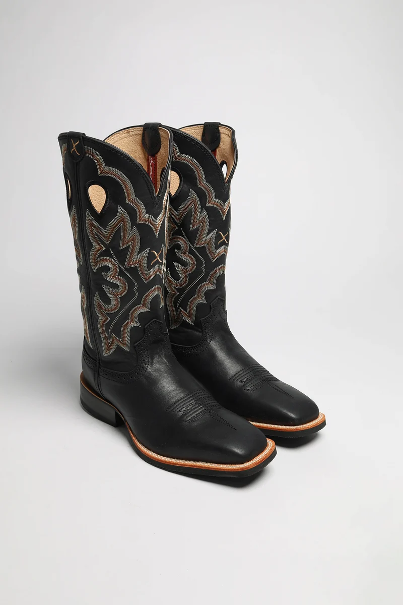 1781 RUFF STOCK Damen Schwarz Westernreitstiefel