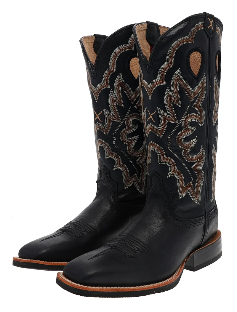 1781 RUFF STOCK Damen Schwarz Westernreitstiefel