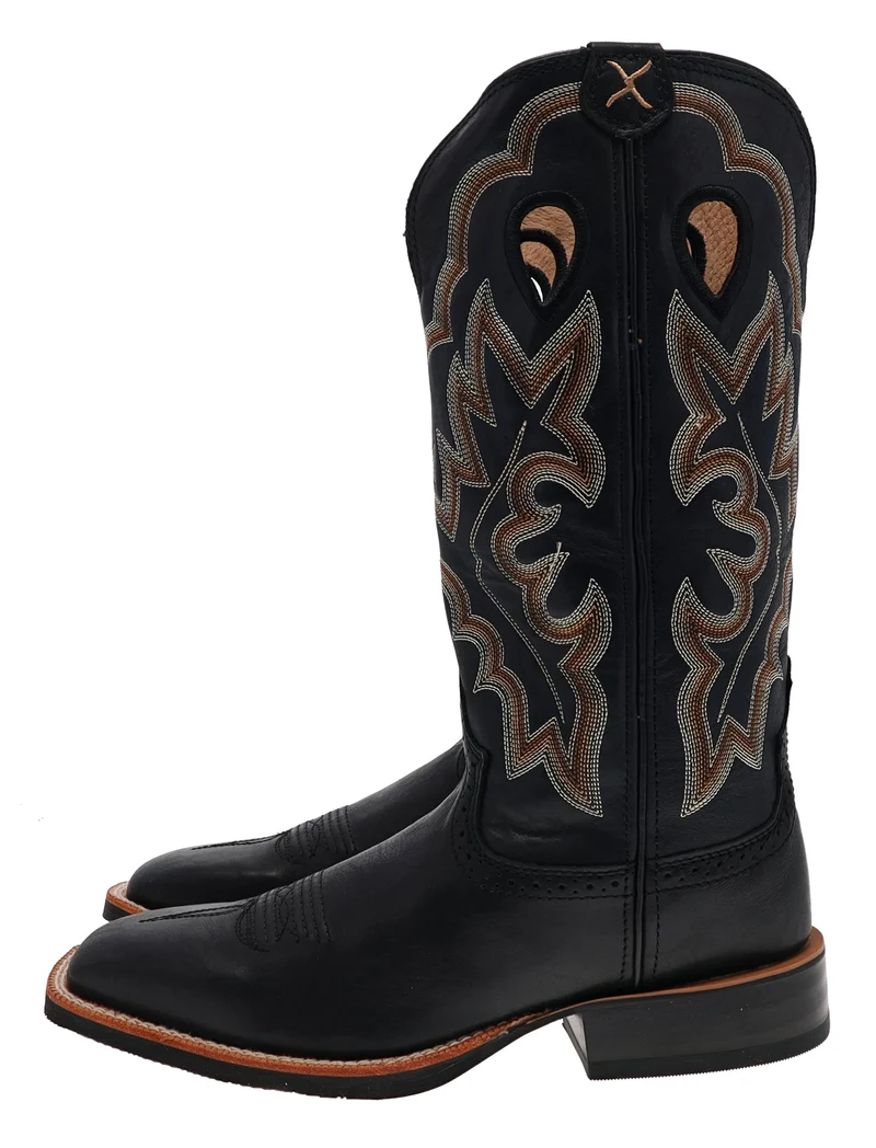1781 RUFF STOCK Damen Schwarz Westernreitstiefel