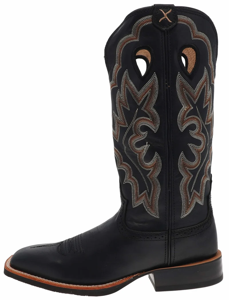 1781 RUFF STOCK Damen Schwarz Westernreitstiefel