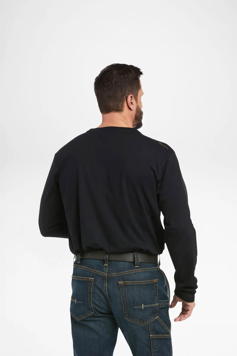 REBAR WORKMAN LOGO T-SHIRT Herren Schwarz