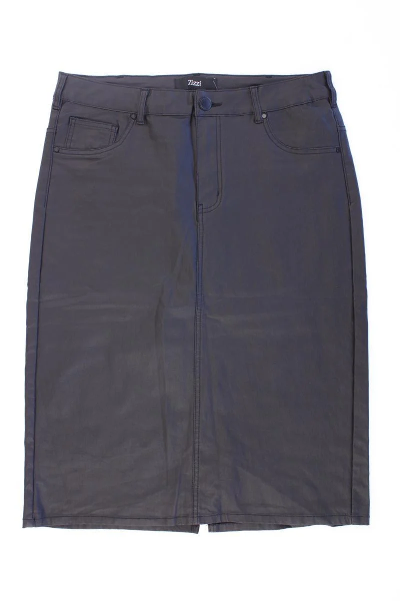 Zizzi Midirock Gr. 46/48 neuwertig grau aus Viskose