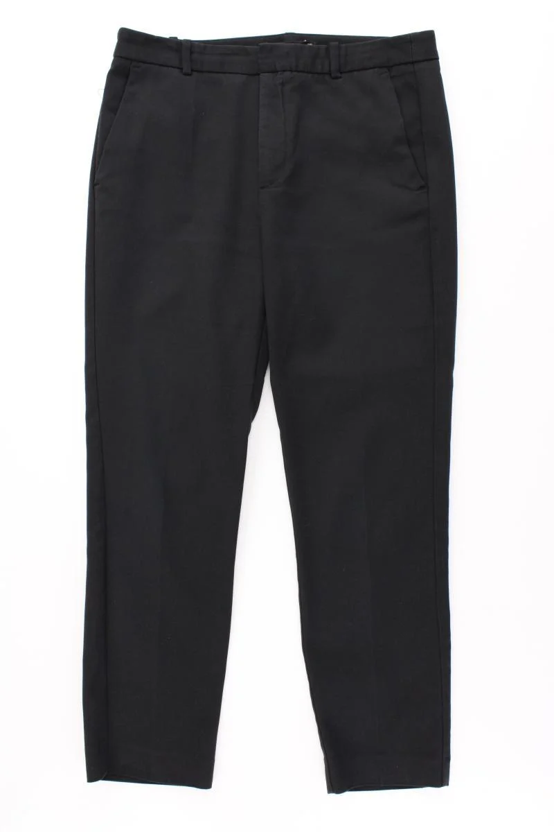 Zara Hose Gr. 38 schwarz aus Baumwolle