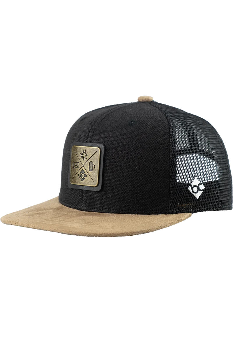 Unisex Snapback-Cap 'Kreizweis' mit Metal-Badge