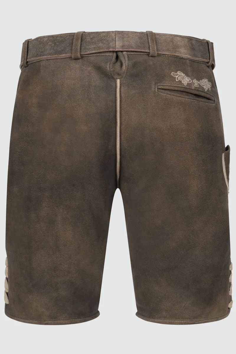 Herren Lederhose OLIAS mit Gürtel - Krüger Buam - 962370-000-0007