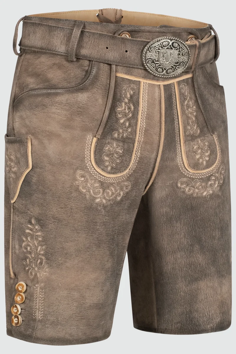 Herren Lederhose MAILO - Krüger Buam - 969268-000-0071