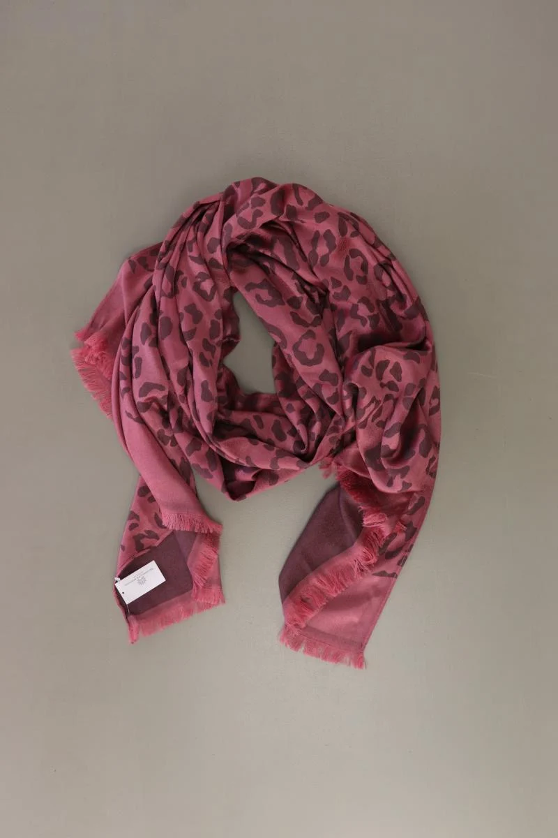 Tuch mit Tierdruck pink