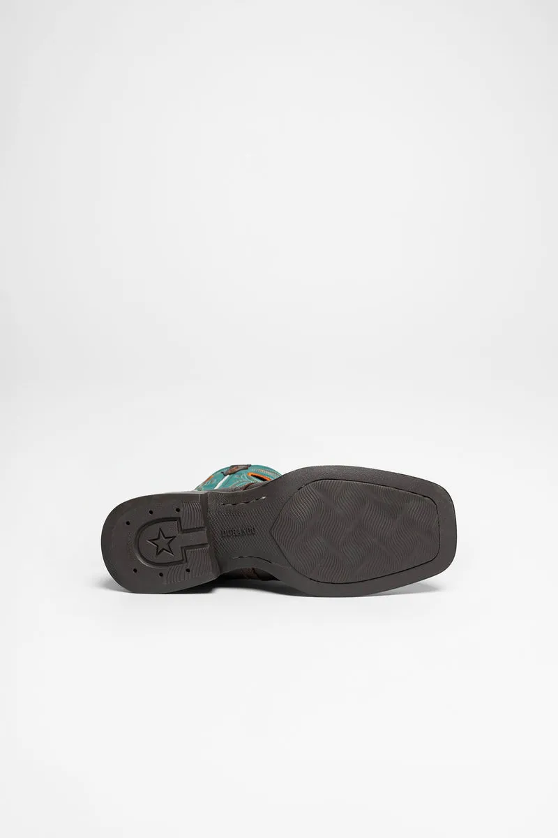 DRD0446 WESTWARD Damen Braun Türkis