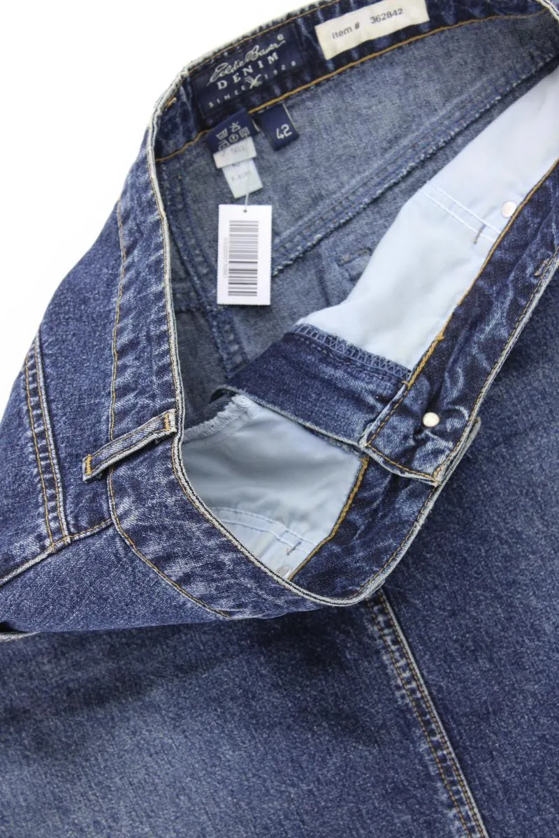 Eddie Bauer Jeansrock Gr. 42 blau aus Baumwolle