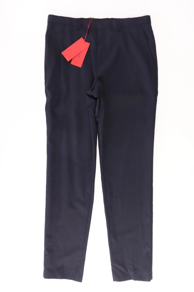 BOSS by Hugo Boss Wollhose für Herren Gr. 46 neu mit Etikett blau aus Schurwolle