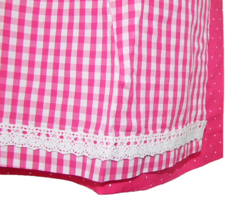 Isar-Trachten Kinder Dirndl "Michelle" 3-tlg. mit Bluse 52407 | Traditionell Pink
