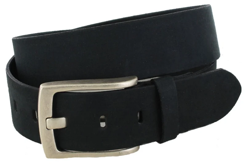 Vanzetti V4502-790 Black Unisex Ledergürtel Schwarz