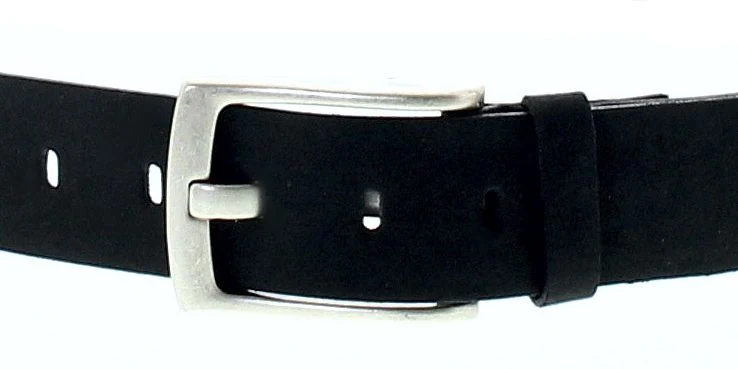 Vanzetti V4502-790 Black Unisex Ledergürtel Schwarz