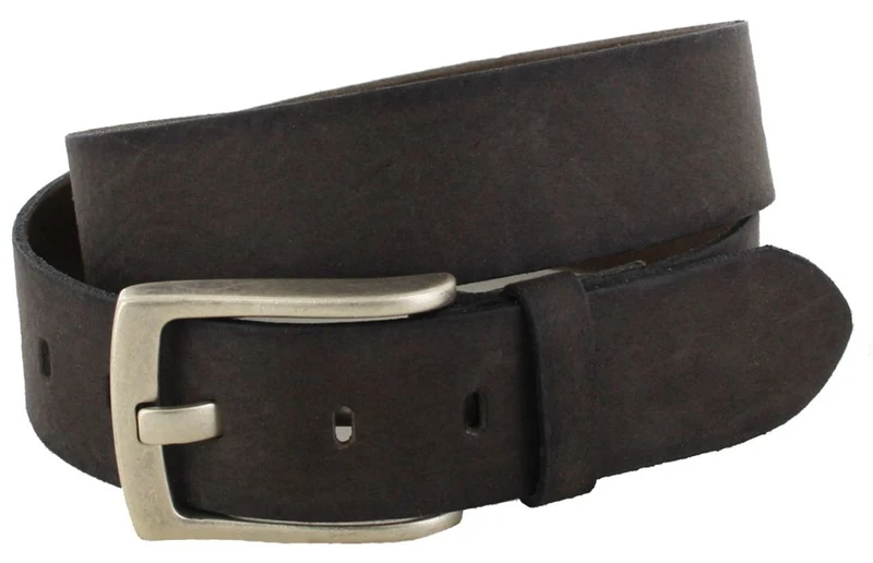 V4502-685 Unisex Dunkelbraun Ledergürtel