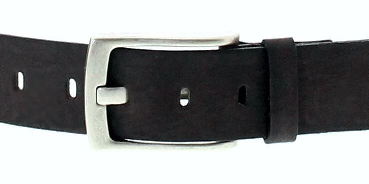 V4502-685 Unisex Dunkelbraun Ledergürtel