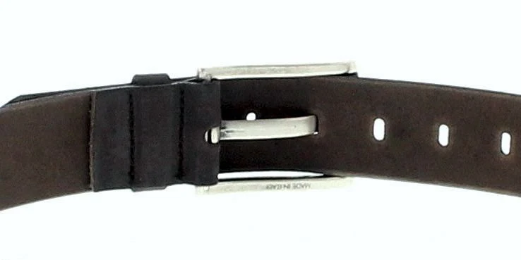 V4502-685 Unisex Dunkelbraun Ledergürtel