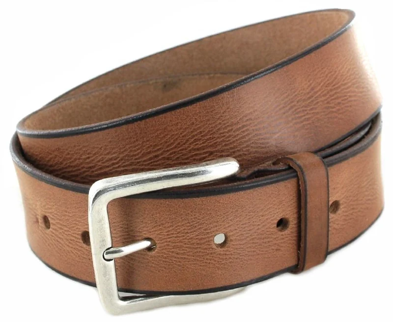 V4511-640 Unisex Ledergürtel Cognac