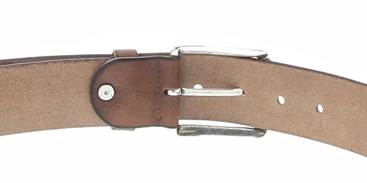 V4511-640 Unisex Ledergürtel Cognac