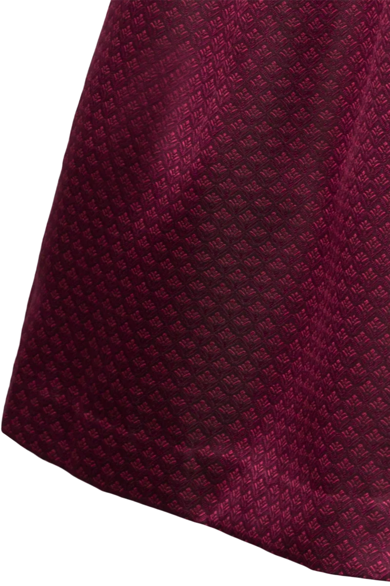Midi-Dirndl mit Samtoberteil und Herzausschnitt