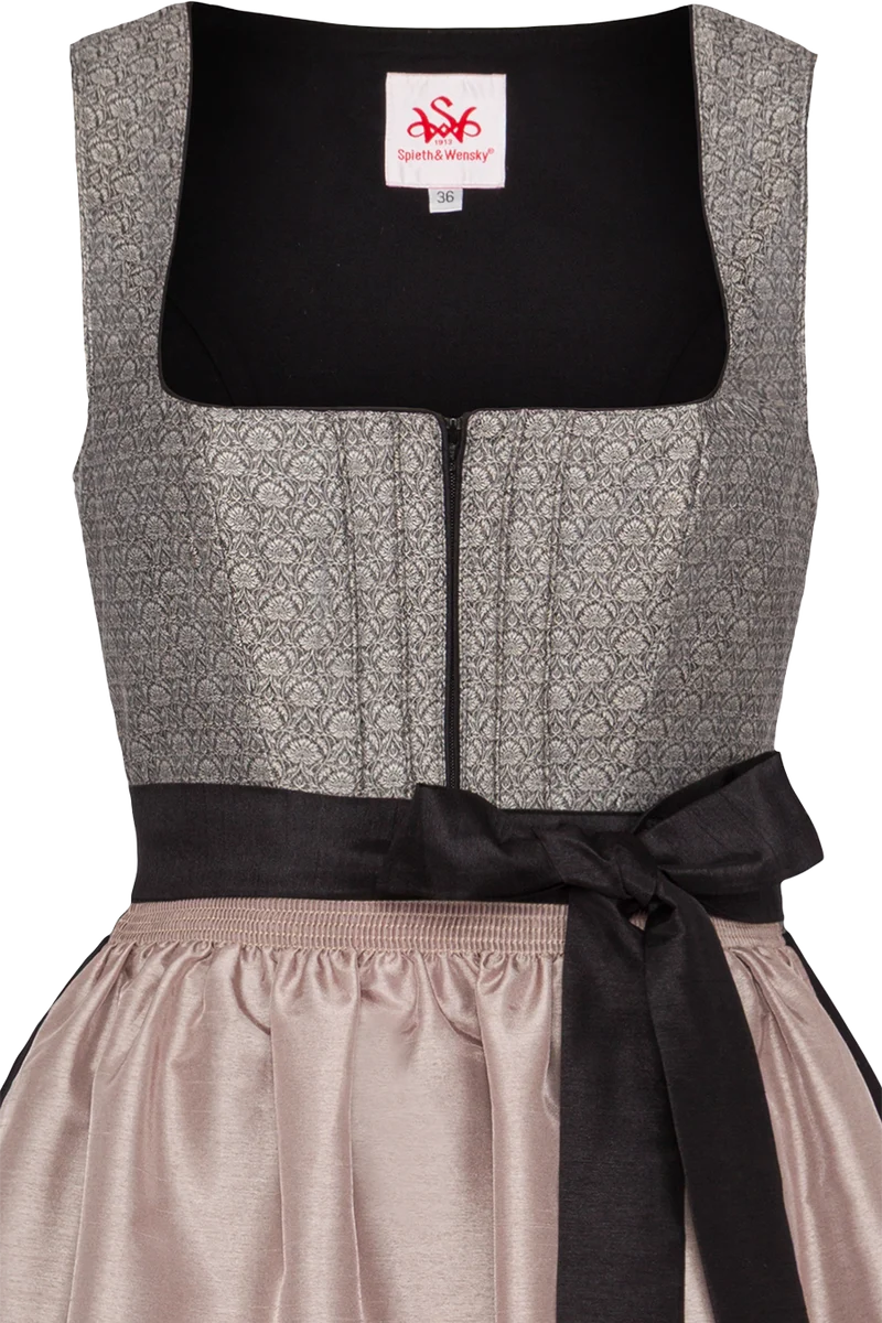 Dirndl lang mit floralem Muster