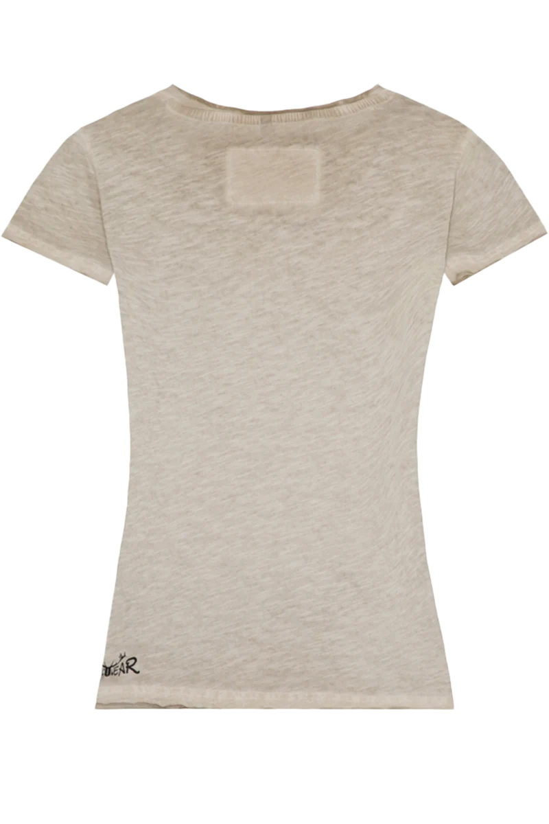 Damen T-Shirt 'Die Schöne und das Bier'