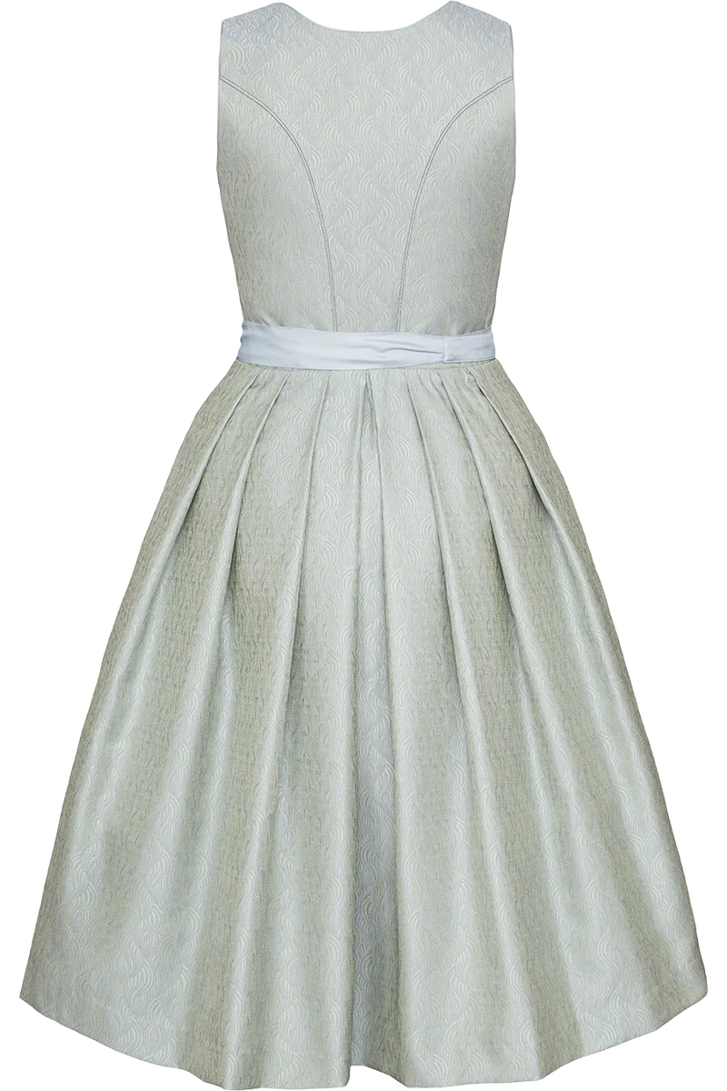 Midi-Dirndl mit Wellenmuster