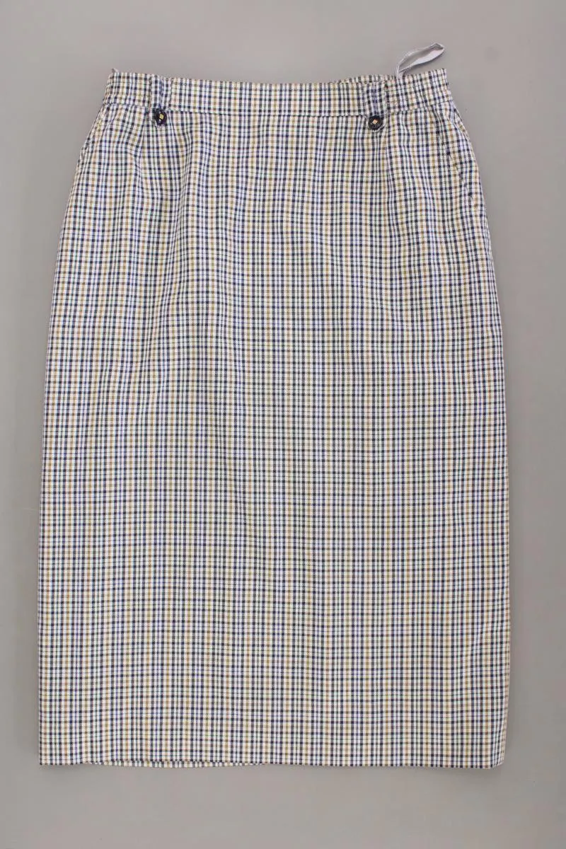 Delmod Vintage Rock Gr. 40 kariert mehrfarbig aus Polyester