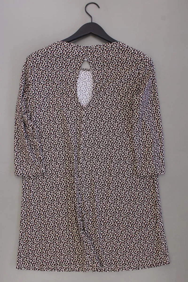 Mango Etuikleid Gr. M mit Tierdruck 3/4 Ärmel braun
