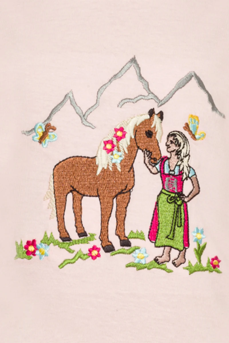 Kinder T-Shirt Pferde-Mädchen
