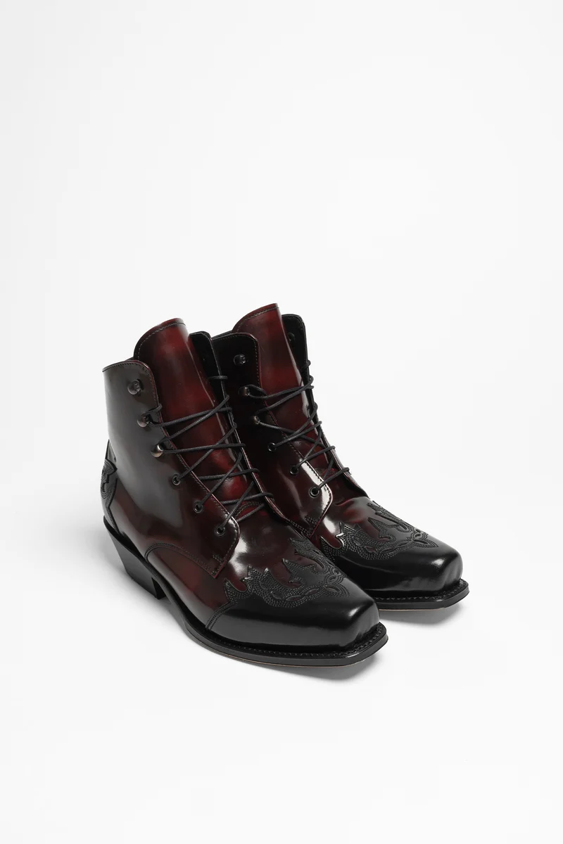 16008 58 SAM Damen Schwarz Rot