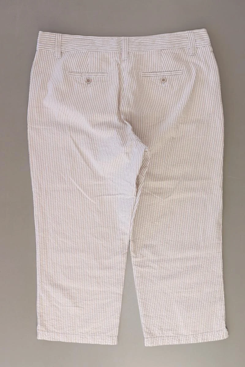 Gina Laura 7/8 Hose Gr. 42 gestreift braun aus Baumwolle