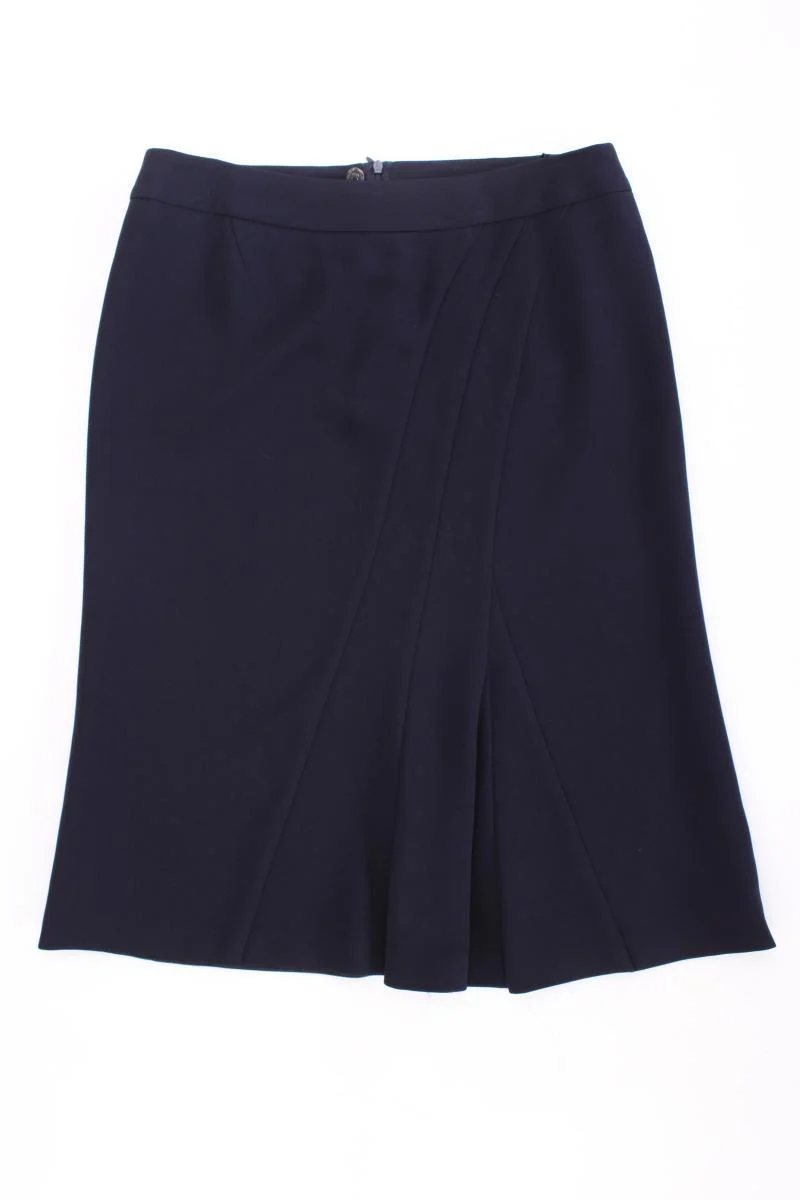Delmod Bleistiftrock Gr. Kurzgröße 20 blau aus Polyester