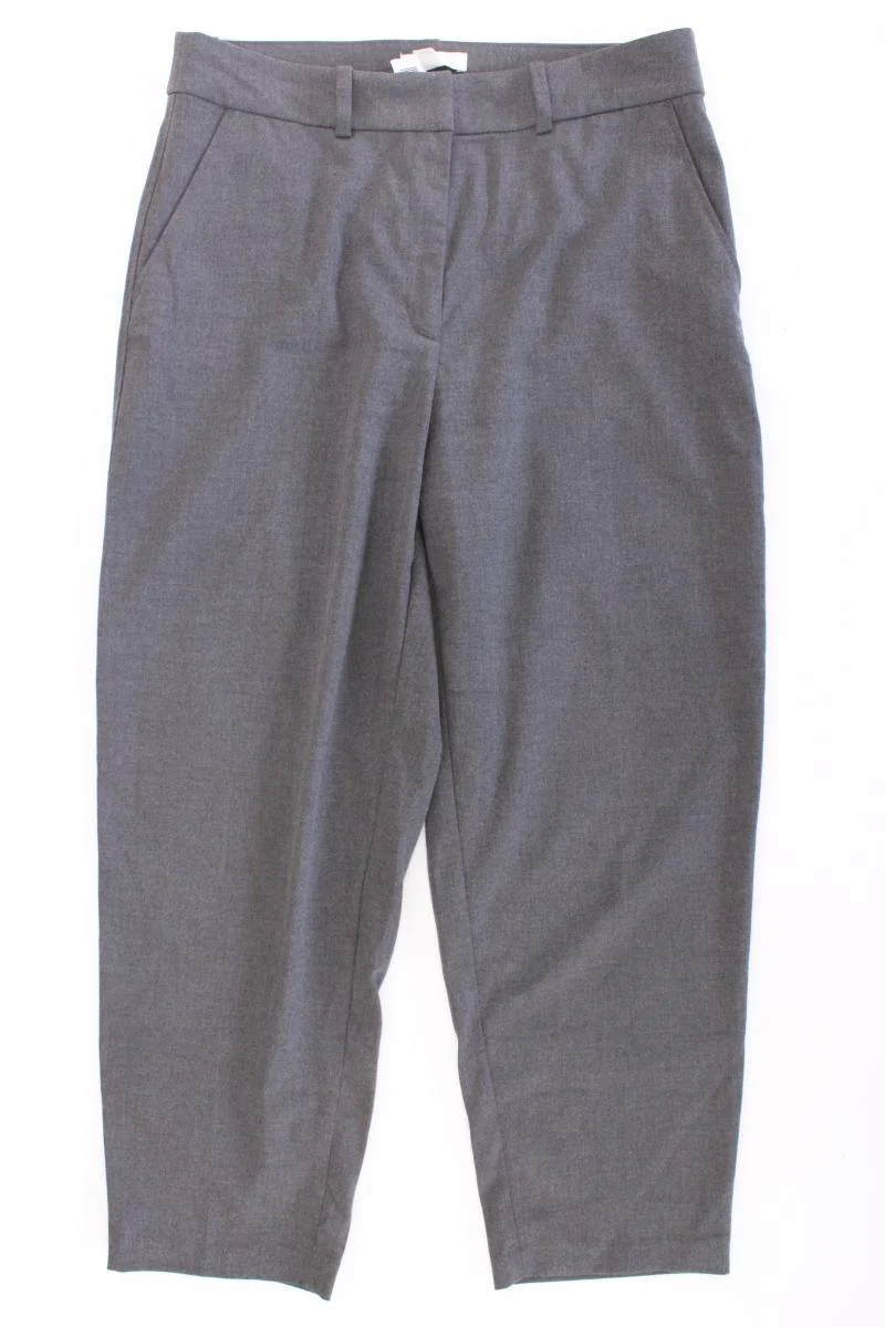 H&M Stoffhose Gr. 46 grau aus Polyester