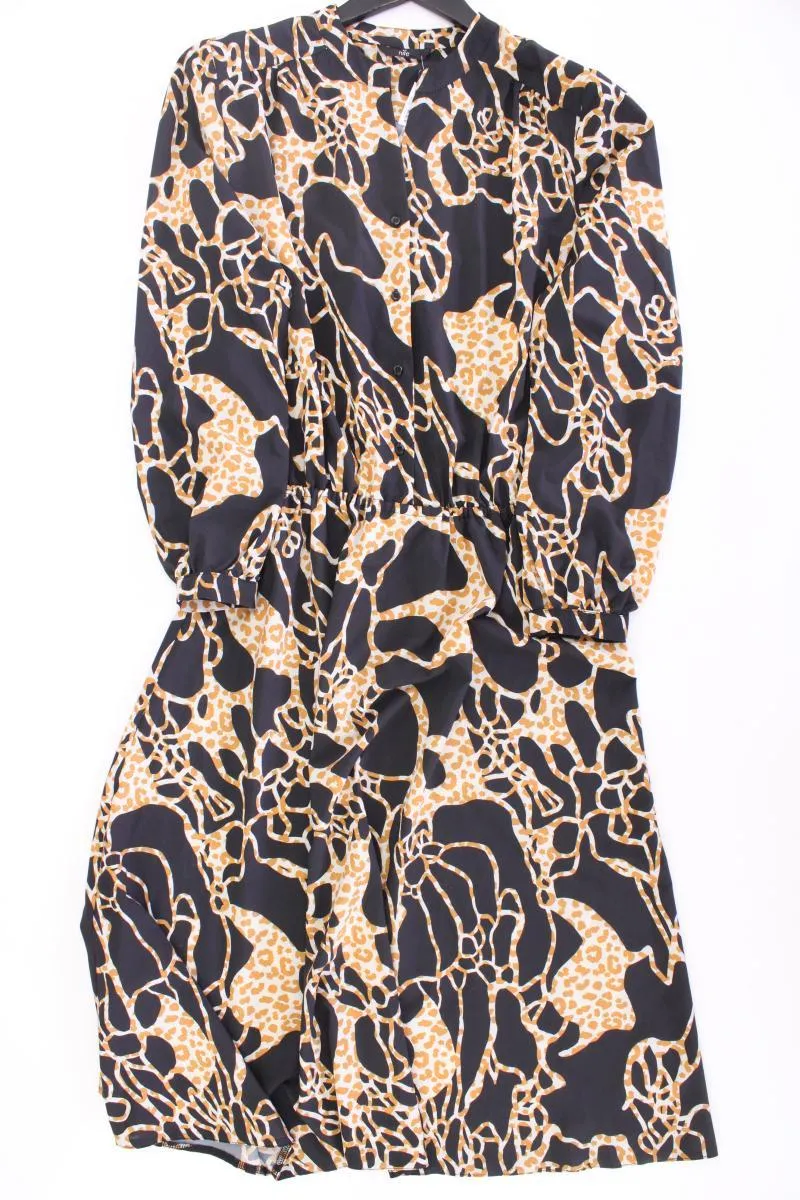 nife Langarmkleid Gr. 38 schwarz aus Polyester