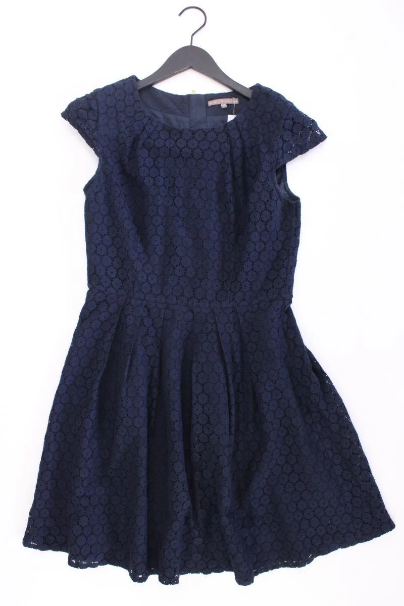 mint & berry Spitzenkleid Gr. M Kurzarm blau aus Polyester