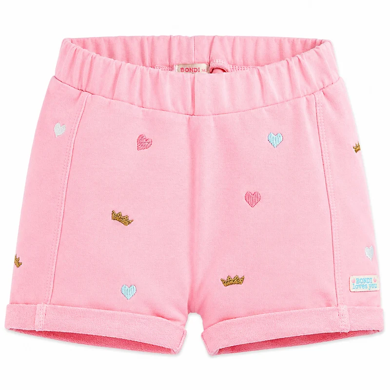 BONDI Baby Mädchen Shorts "Princess" 86575 | Rosa - Kurze Hose
