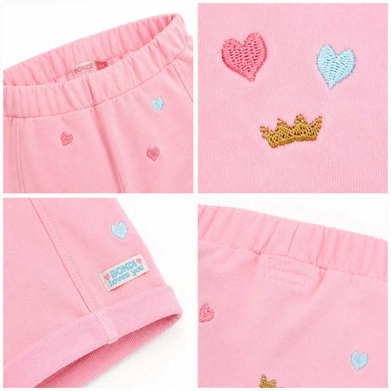 BONDI Baby Mädchen Shorts "Princess" 86575 | Rosa - Kurze Hose