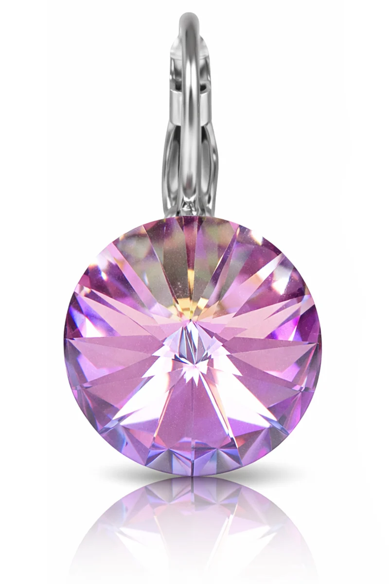LUISIA® Ohrringe Rivoli mit Kristallen von Swarovski® 14 mm | Vitrail Light