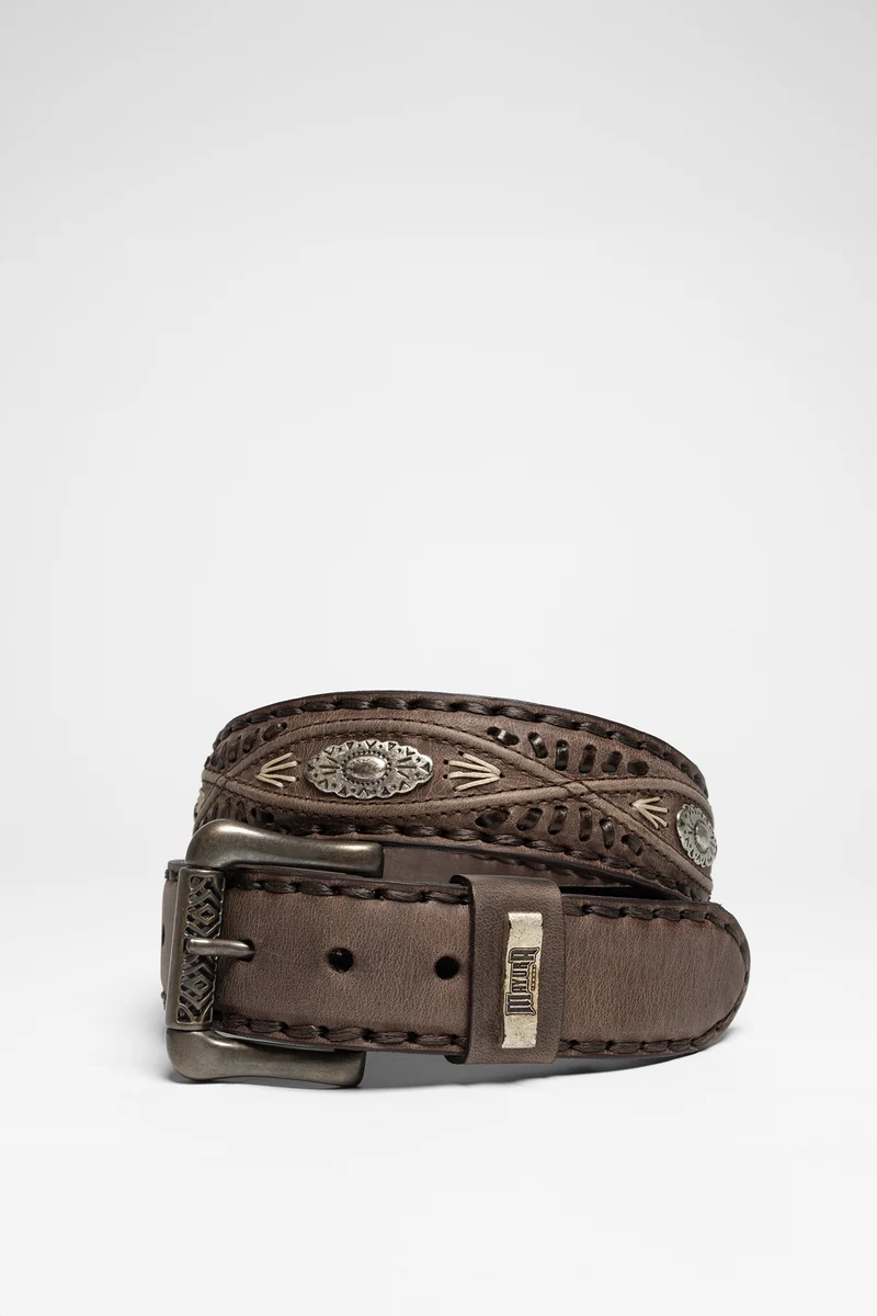 MB338 Unisex Ledergürtel Braun