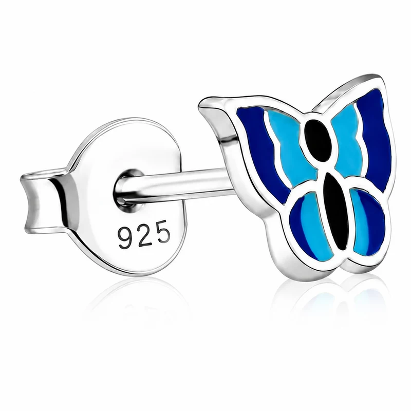 LUISIA® Ohrstecker "Schmetterling" E-15470-2 | Blau