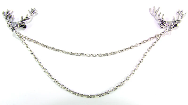 Ansteck Charivari Kette mit Hirschkopf