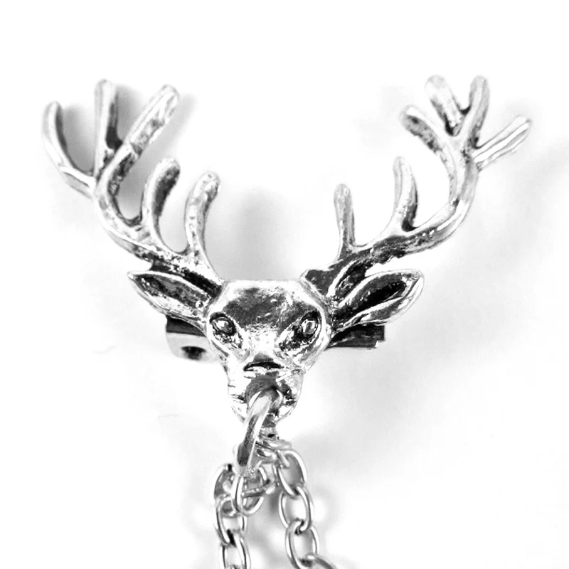 Ansteck Charivari Kette mit Hirschkopf