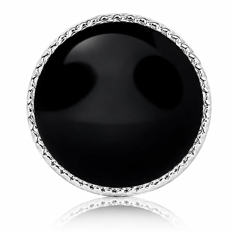 LUISIA® Solitär Ohrstecker "Joy" mit Kristallen von Swarovski® | Perle Schwarz