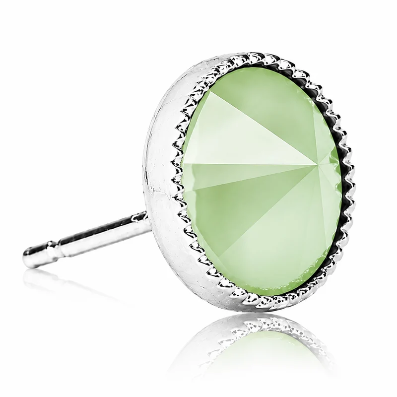 LUISIA® Solitär Ohrstecker "Joy" mit Kristallen von Swarovski® | Matt Agave