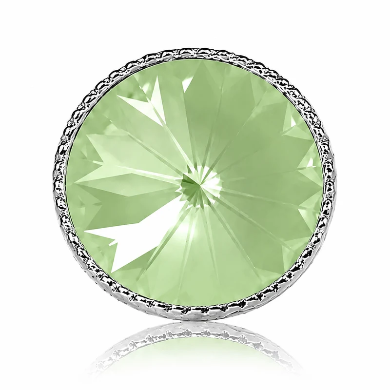 LUISIA® Solitär Ohrstecker "Joy" mit Kristallen von Swarovski® | Matt Agave