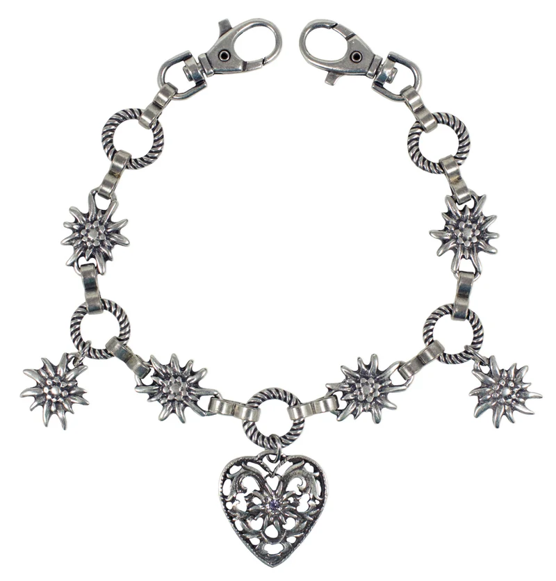 Charivari Kette mit Herz - Flieder